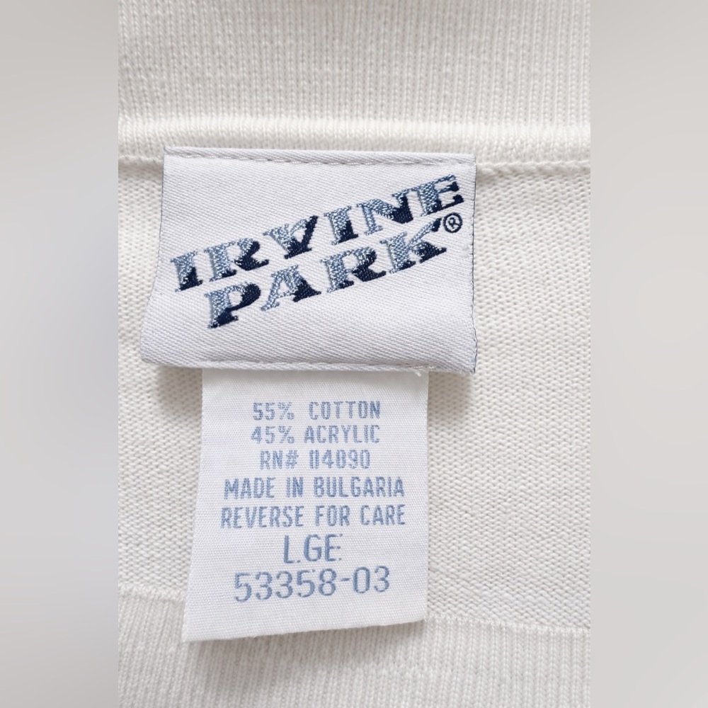 Vintage Irvine Park Old Money Knit Polo Large - Picture 5 of 5